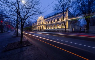 The Facade of the Riga State Gymnasium No.1 is Restored