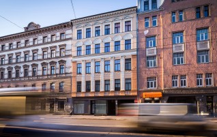 The Facade in Riga, 61 Caka Street, Has Been Renewed